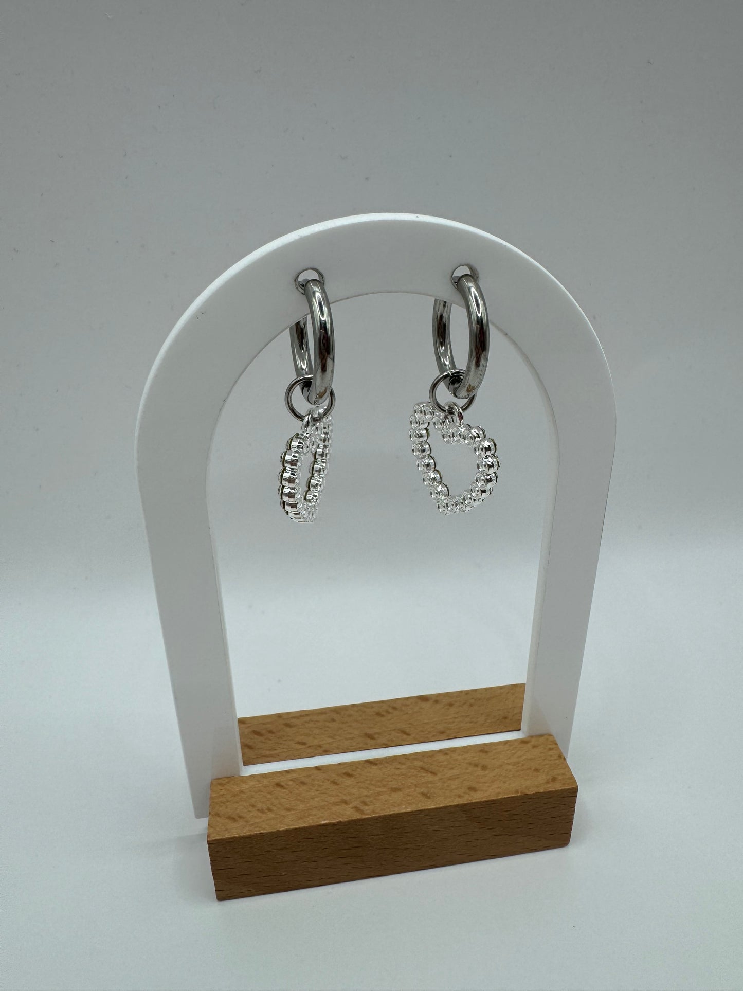 Diamond Heart Fashion Earrings