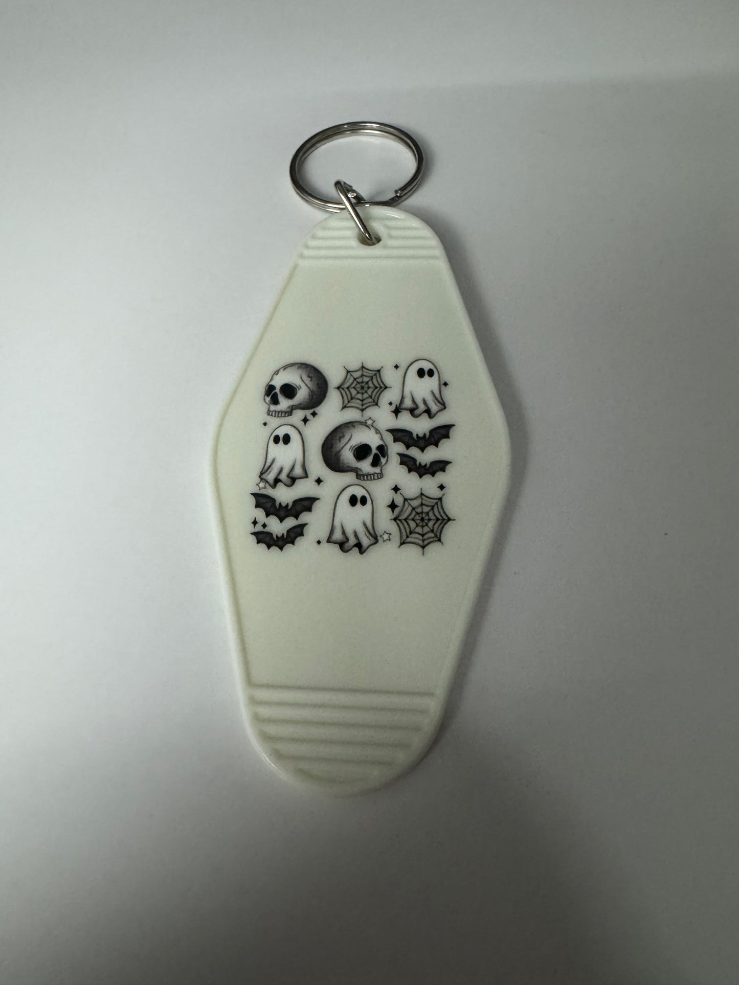Skull + Ghosts Motel Keyring