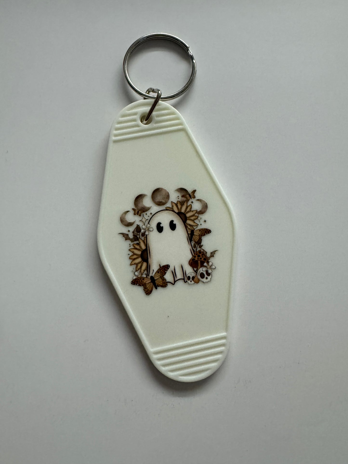 Sunflower, Moon + Ghost Motel Keyring