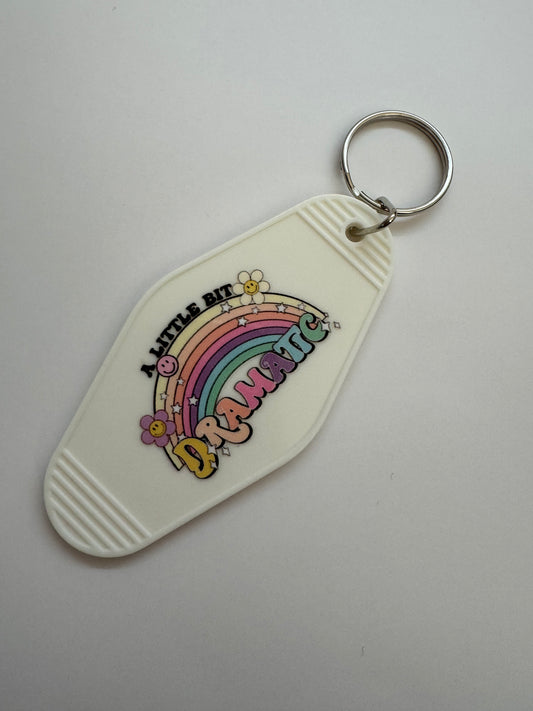 A Little Bit Dramatic Motel Keyring