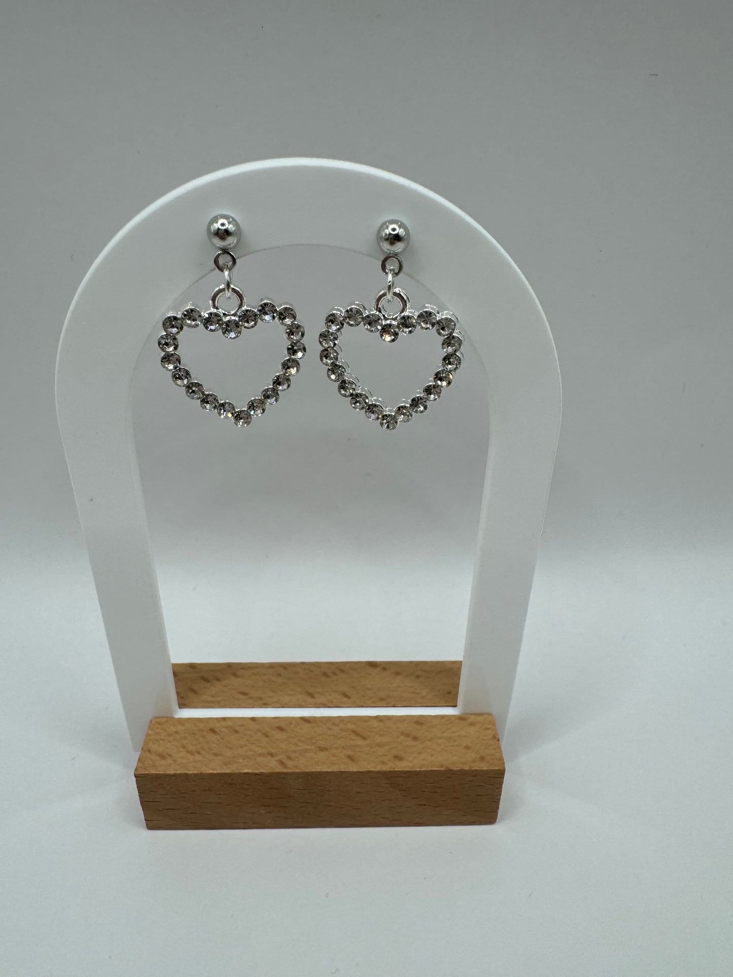 Diamond Heart Fashion Earrings