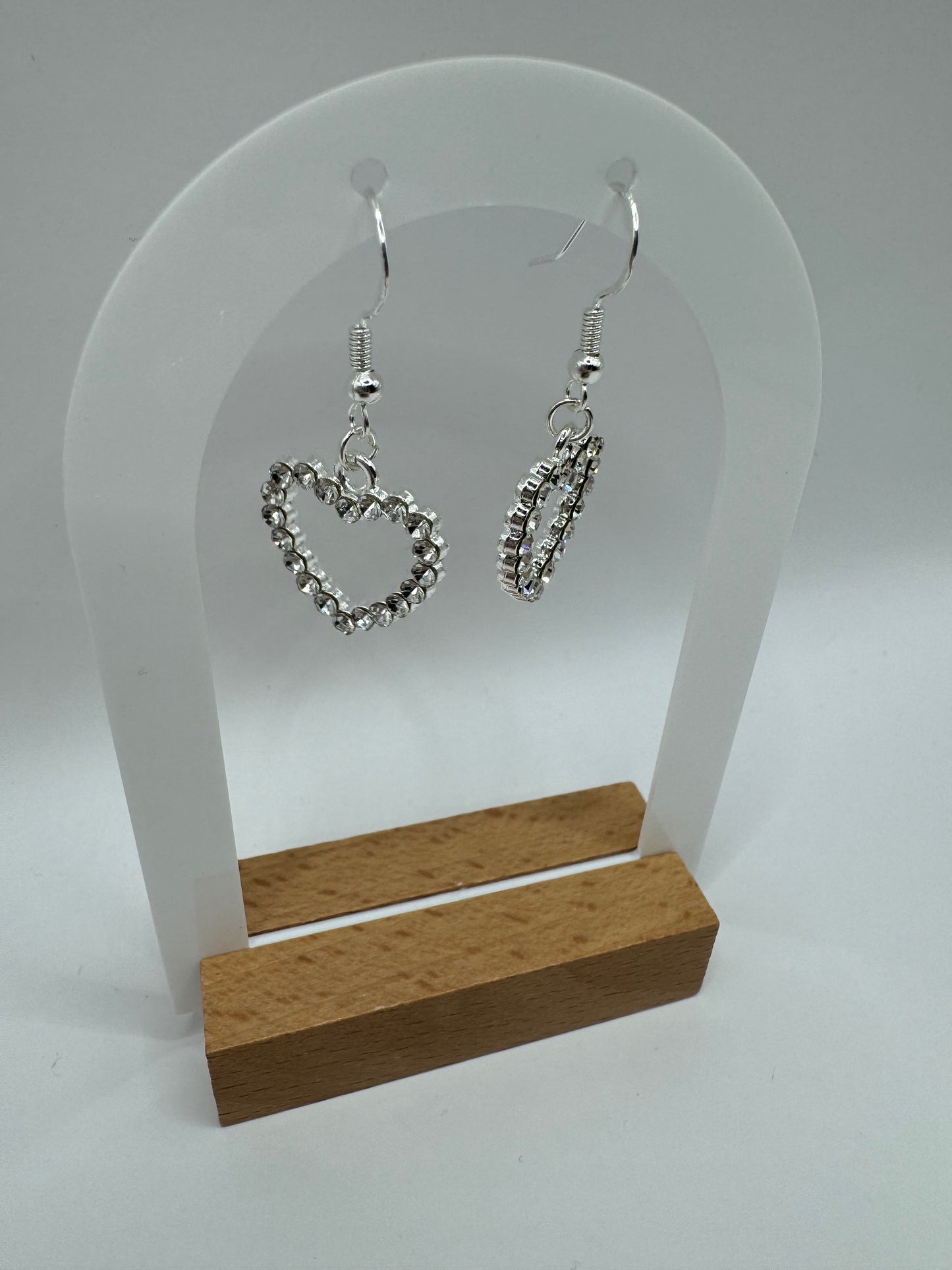 Diamond Heart Fashion Earrings