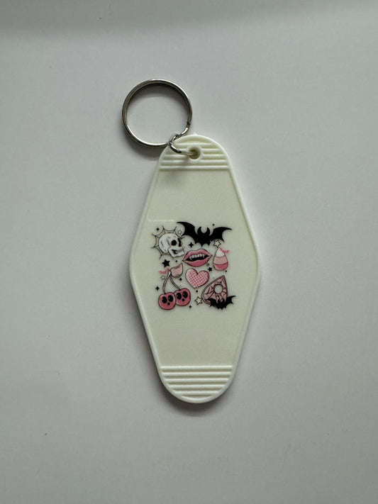 Halloween Ouija + Cherries Motel Keyring