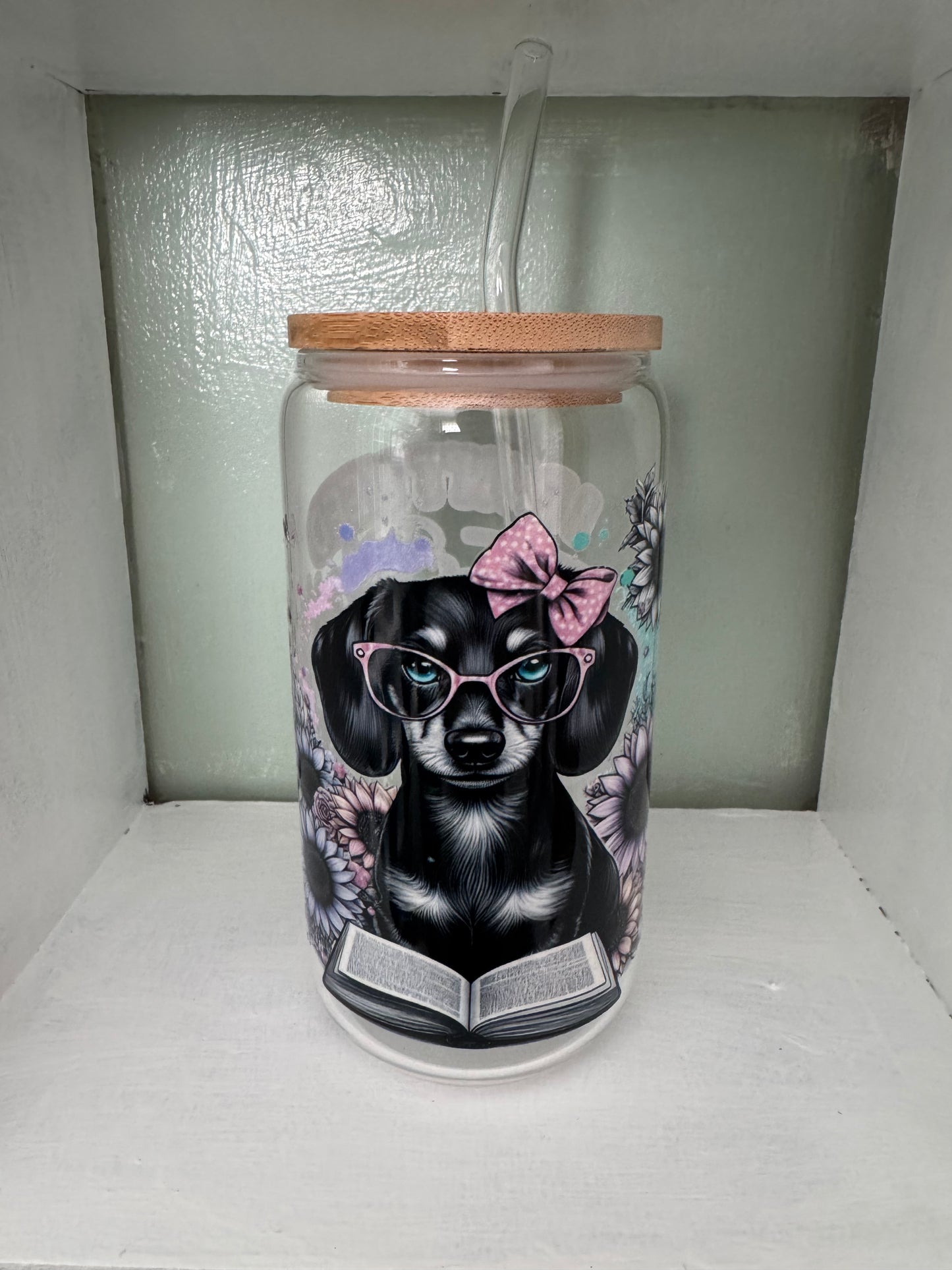 I Don't Need Therapy 16oz Glass Cup