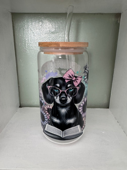 I Don't Need Therapy 16oz Glass Cup