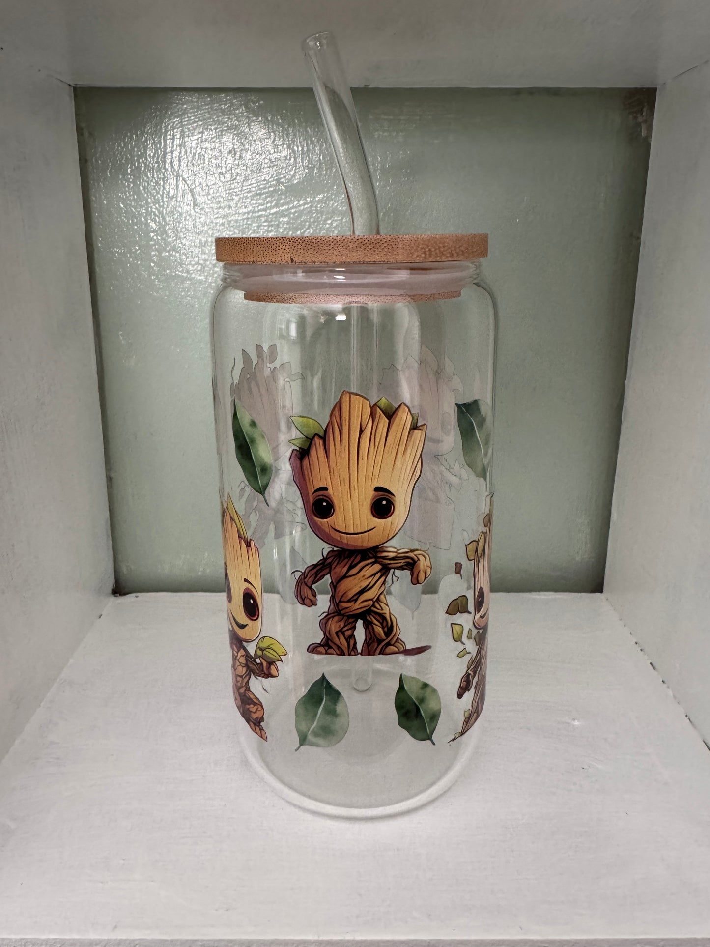 Baby Tree 16oz Glass Cup