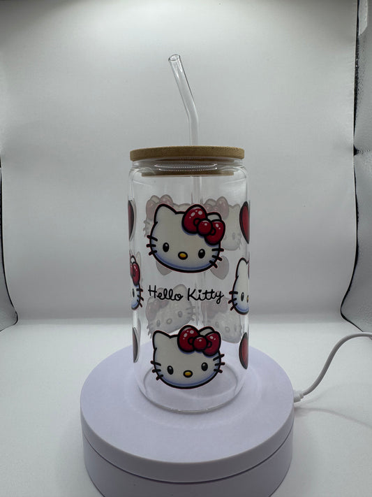 HK 16oz Glass Cup