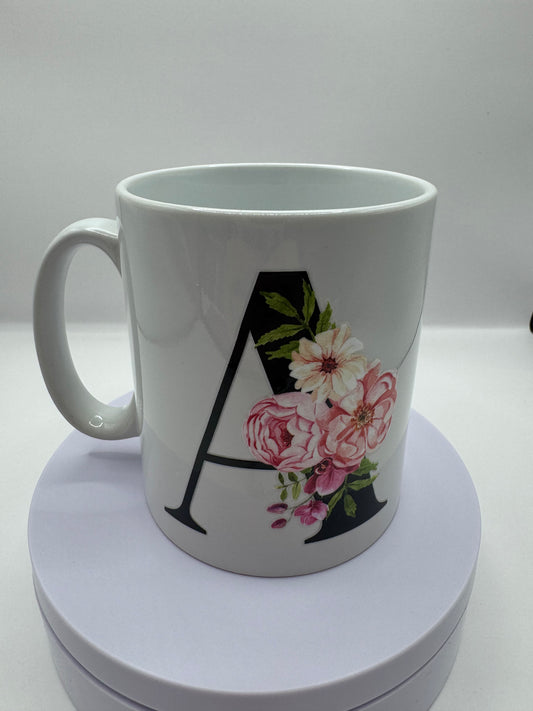 Alphabet Flower 2 10oz Mug