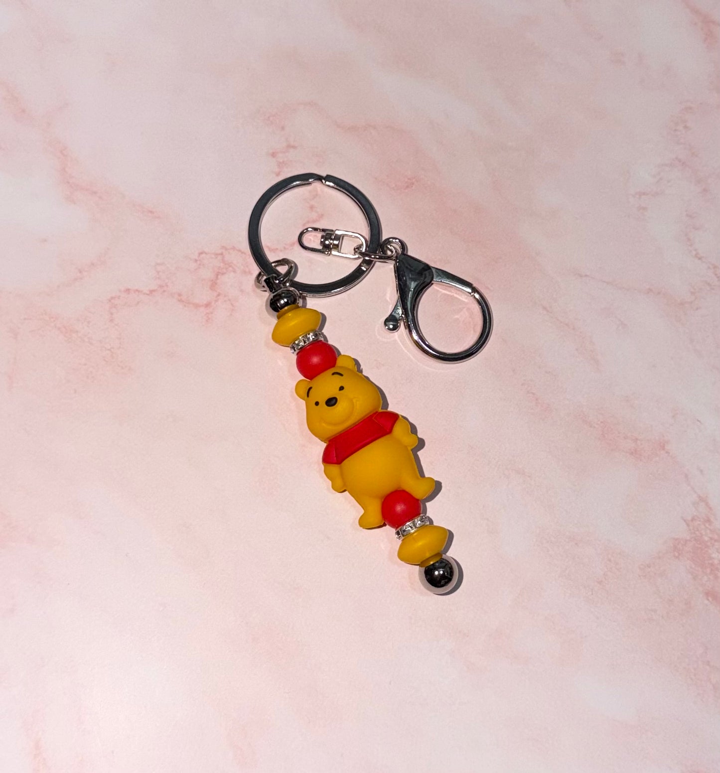 Bear Beaded Keyring