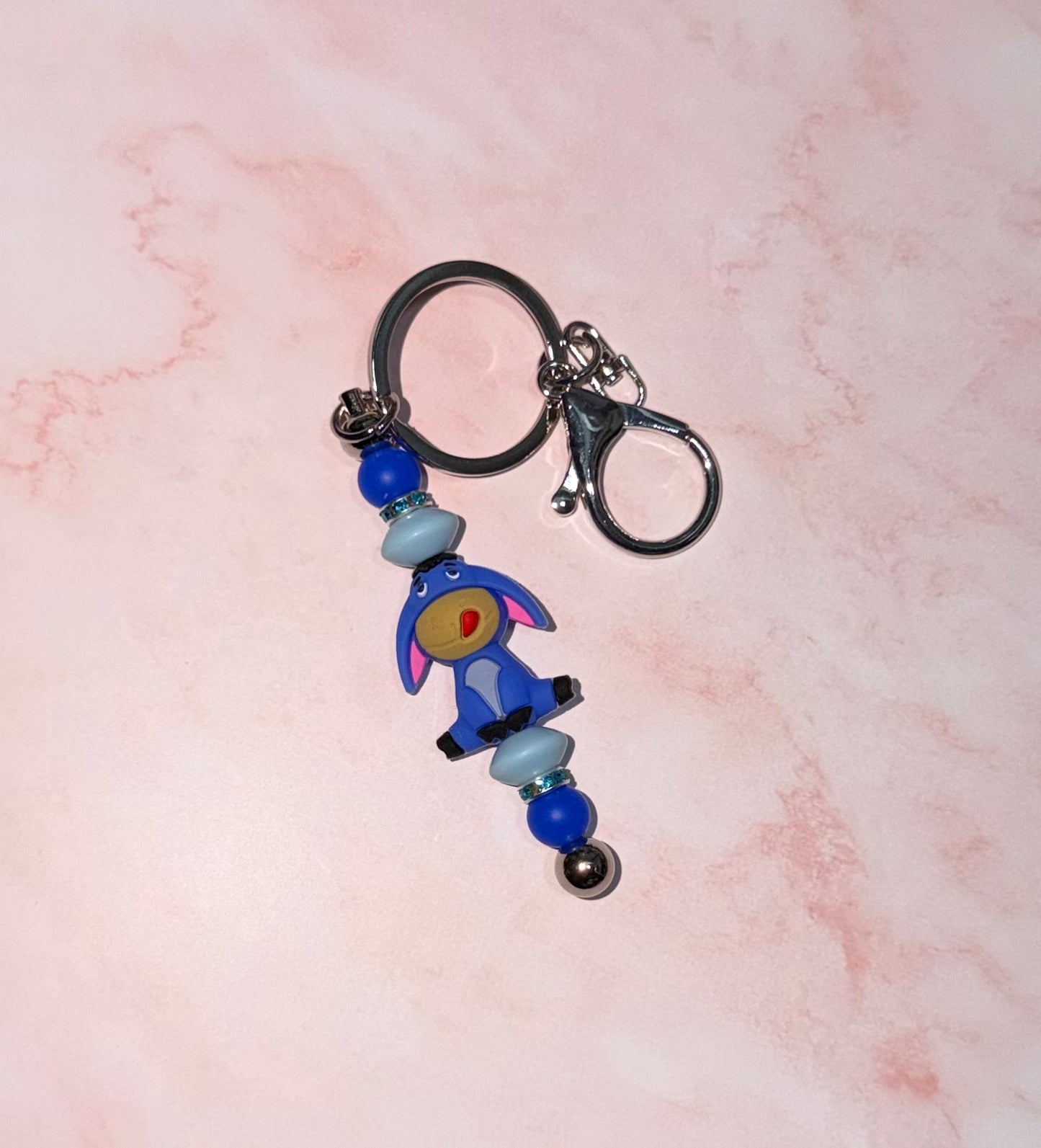 Donkey Beaded Keyring