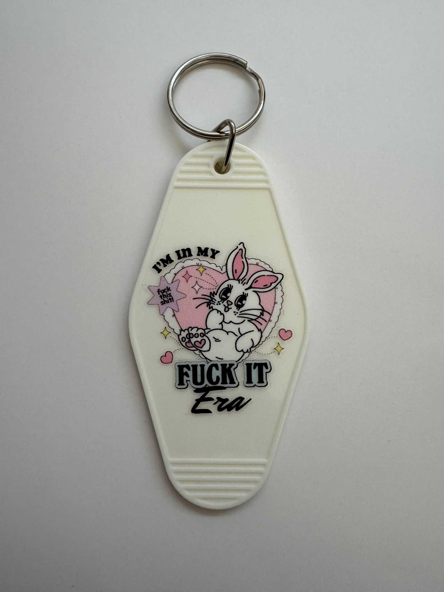 I'm in my F*ck It Era Motel Keyring