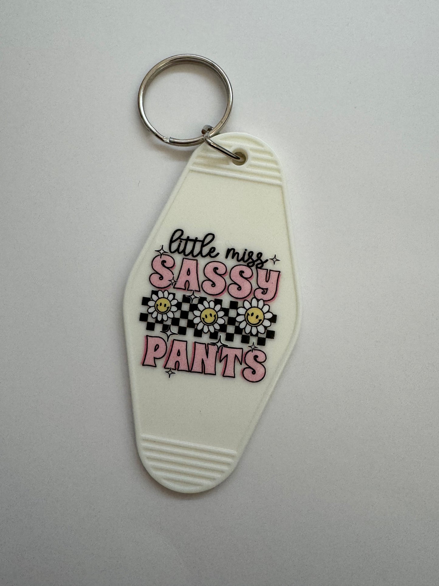 Little Miss Sassy Motel Keyring