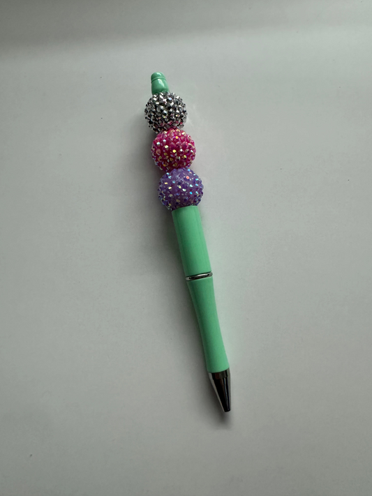 Mint Green 2 Beadable Pen