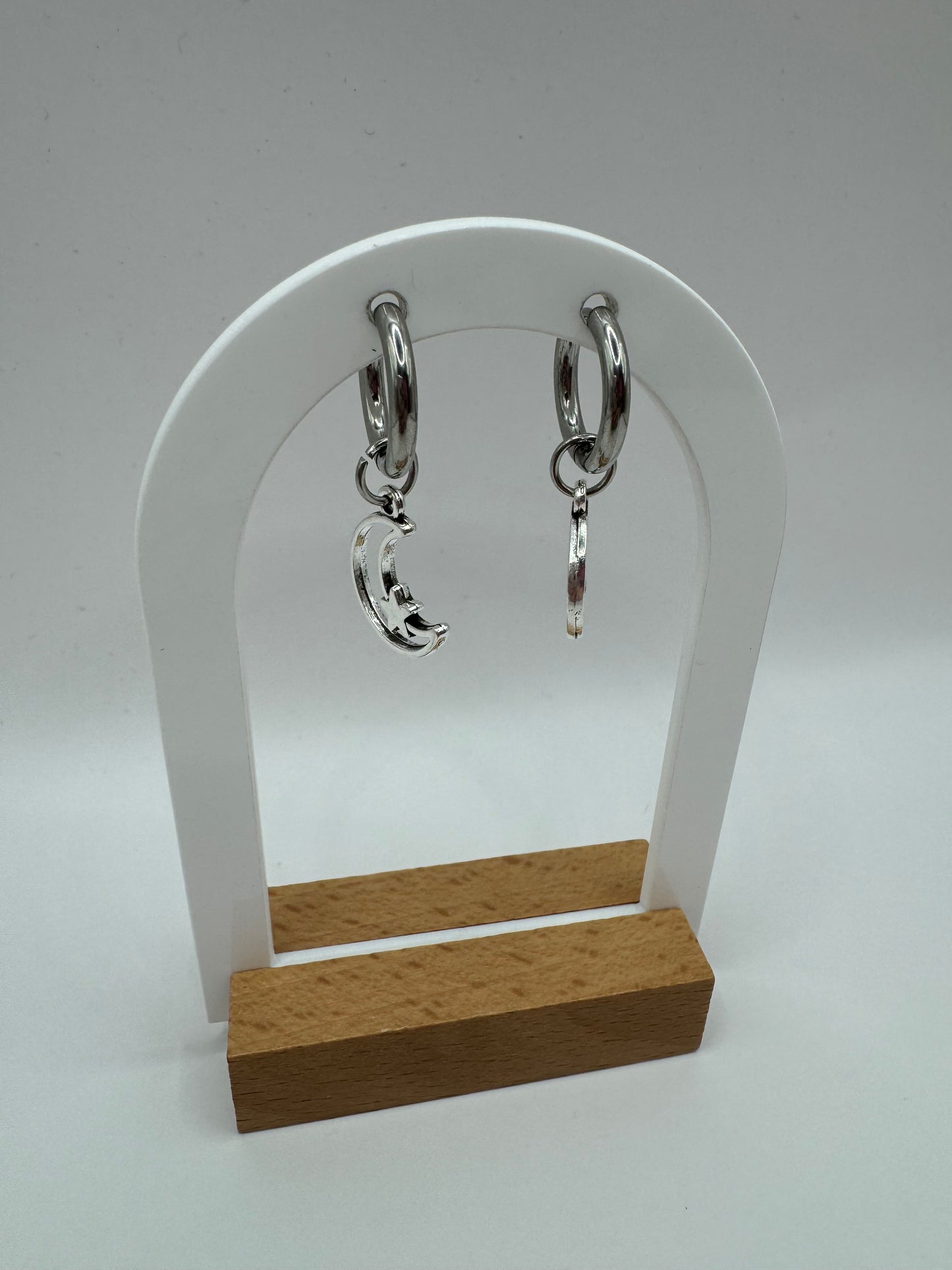 Moon + Star Fashion Earrings