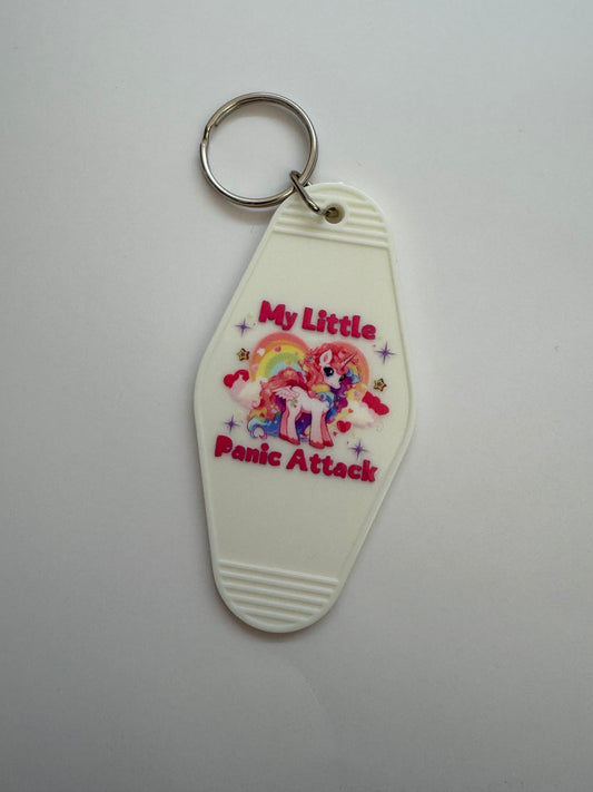 My Little Panic Attack Motel Keyring