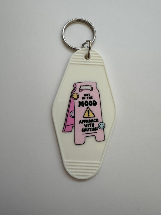 Not in the Mood Motel Keyring