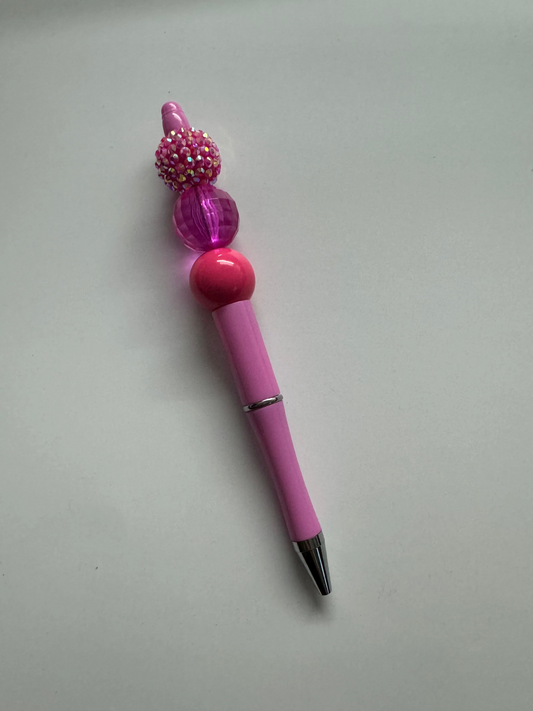 Pink 2 Beadable Pen