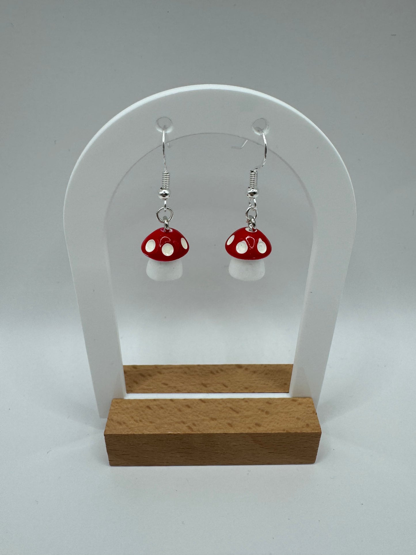 Red Mushroom Fashion Earrings