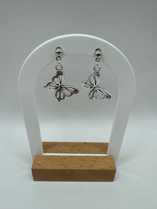 Side Butterfly Fashion Earrings
