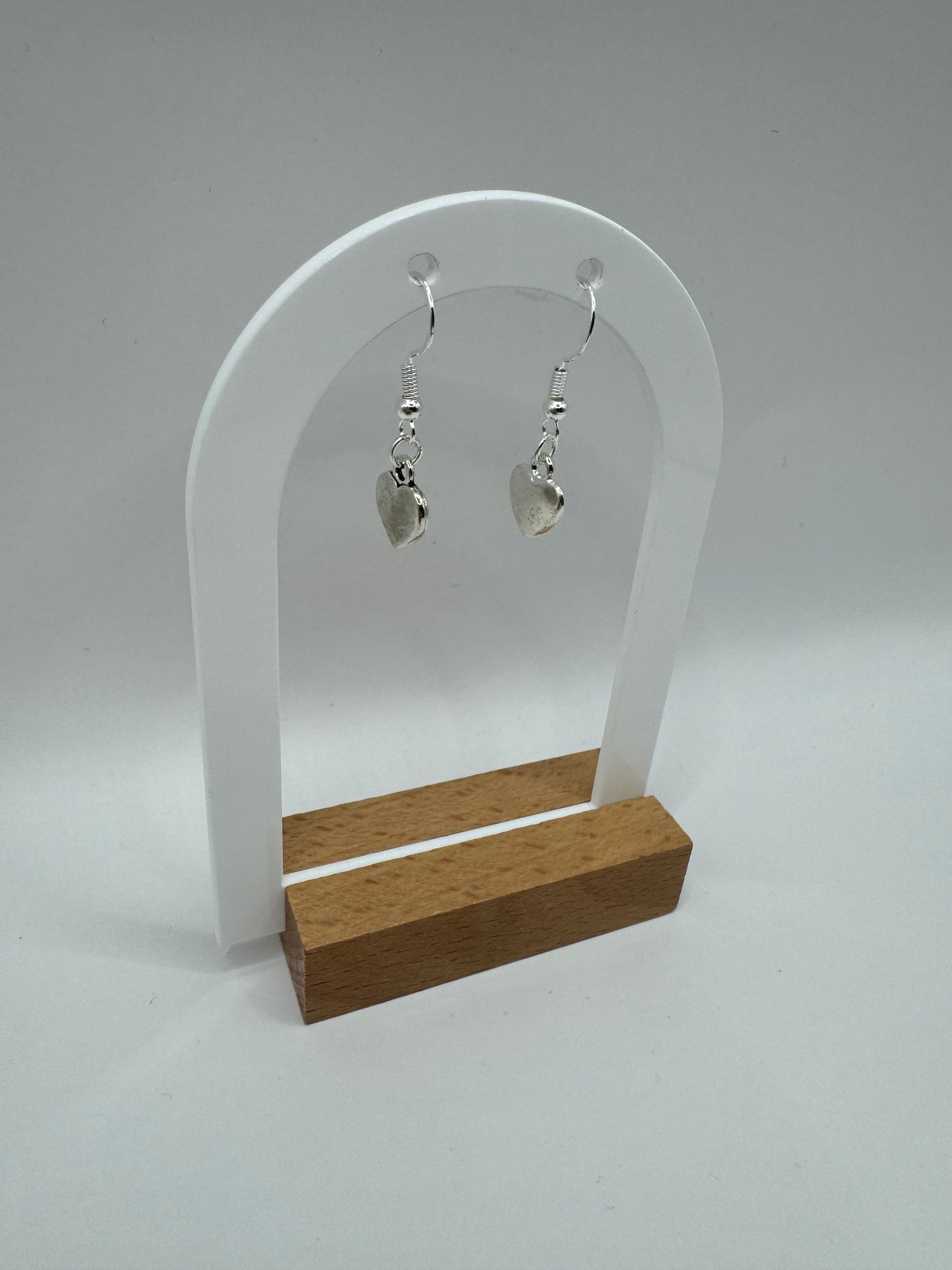 Solid Heart Fashion Earrings