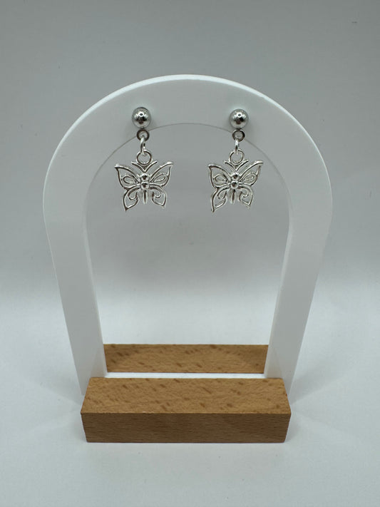 Straight Butterfly Fashion Earrings